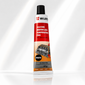 Silicone Neutro Alta Temperatura PRO Preto Würth 85g