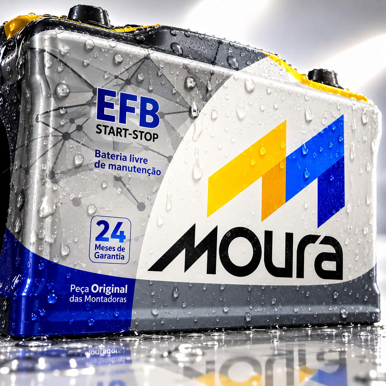 Bateria Moura 60Ah EFB Start-Stop MF60AD 12V - Imagem 3