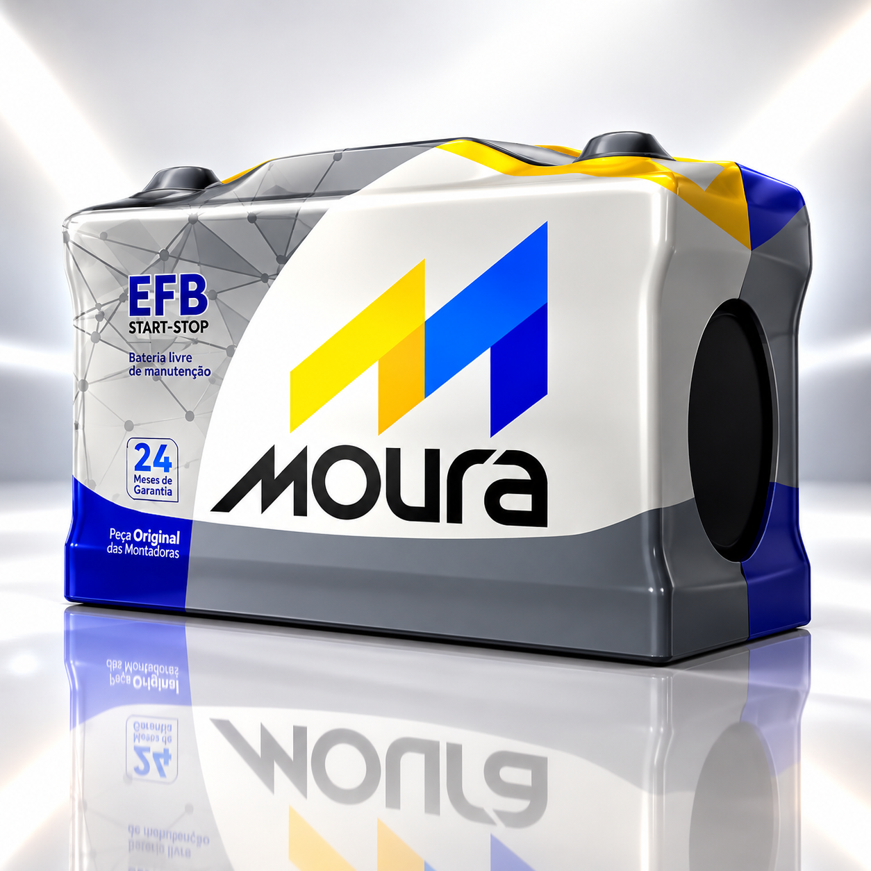 Bateria Moura 60Ah EFB Start-Stop MF60AD 12V - Imagem 2