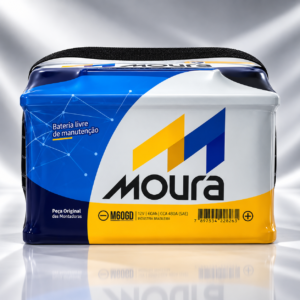 Bateria Moura M60GD 60Ah 12V Polo Direito 24 Meses de Garantia