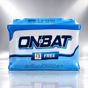 Bateria Automotiva ONBAT FREE 12V 60Ah F60DN – 370 CCA