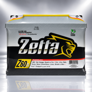 Bateria Automotiva Zetta Z60D 12V 60Ah – 400 CCA